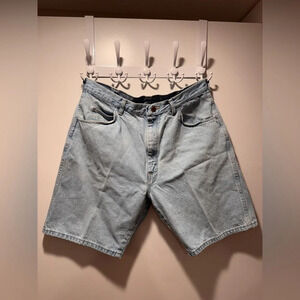 Vintage Wrangler Blue Denim Shorts Men